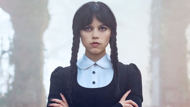 Jenna Ortega plays the titular role in Wednesday