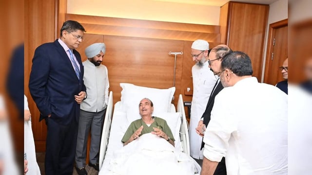 Ghulam Nabi Azad Suffers Health Scare In Kuwait During Op Sindoor Delegation Tour, Hospitalised