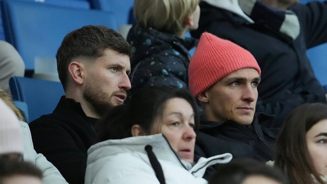 Von der TSG-Tribüne nach Düsseldorf: Christopher Lenz (l.)
