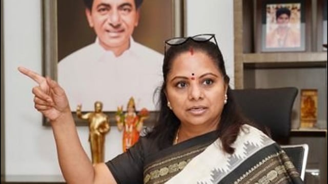Bharat Rashtra Samithi (BRS) lawmaker Kalvakuntla Kavitha. (X)