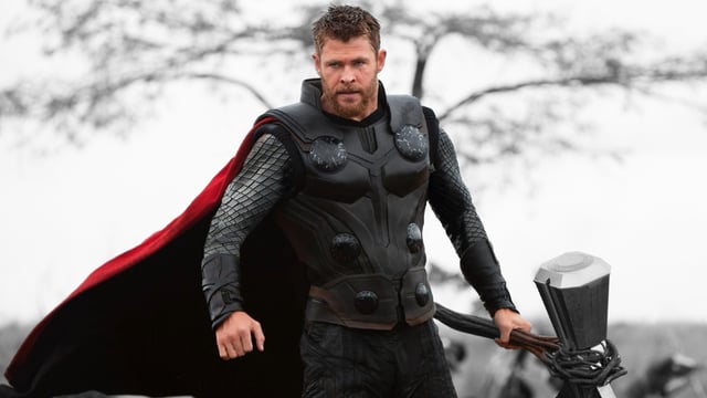 Chris Hemsworth as Thor in Avengers: Infinity War