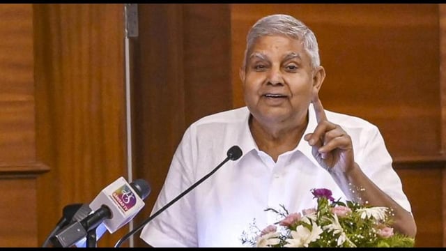 Vice President Jagdeep Dhankhar was addressing the probationers of the Indian Statistical Service. (PTI file photo)