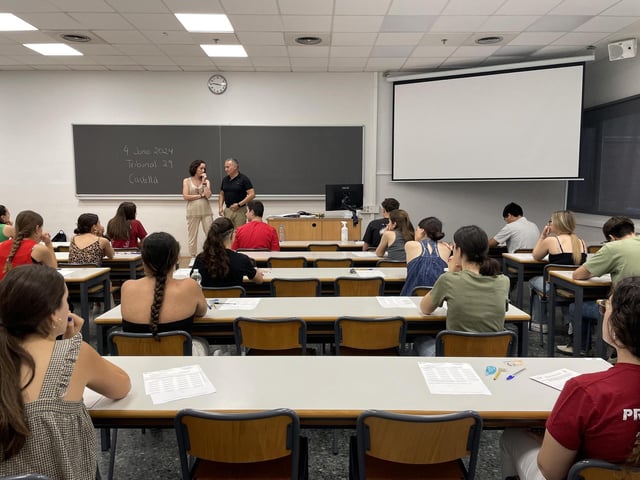 La prueba de la PAU del año pasado, en la UPV