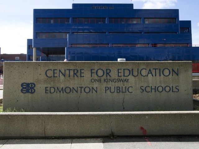 Edmonton Public Schools Centre For Education, 1 Kingsway, in Edmonton on June 24, 2020. 