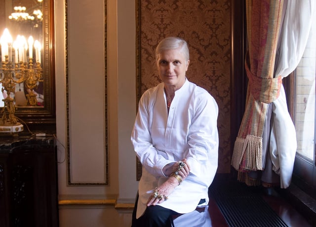 Maria Grazia Chiuri, hasta hoy la directora creativa de Dior Mujer.