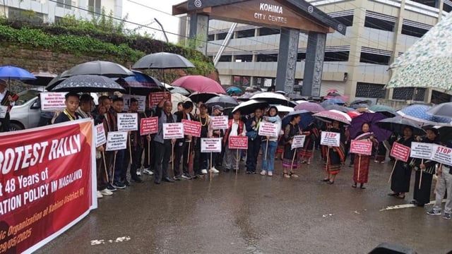 The tribes --- Angami, Ao, Lotha, Sumi and Rengma --- organised rallies in Kohima, Mokokchung, Wokha, Zunheboto, Tseminyu, Chümoukedima, Niuland and Dimapur