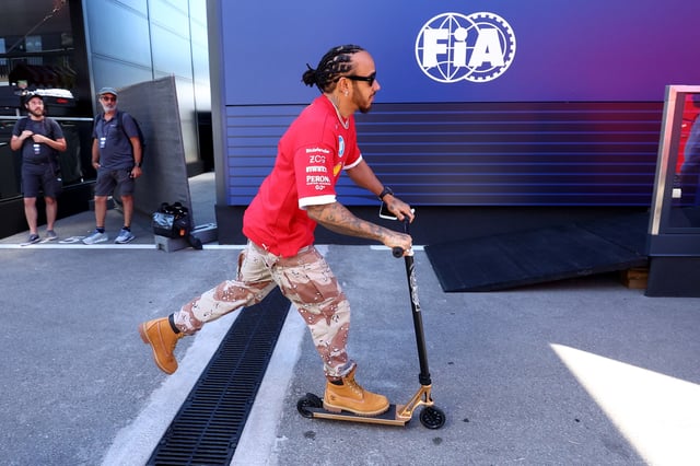Formula One F1 - Spanish Grand Prix - Circuit de Barcelona-Catalunya, Barcelona, Spain - May 29, 2025 Ferrari's Lewis Hamilton ahead of the Spanish Grand Prix REUTERS/Albert Gea
