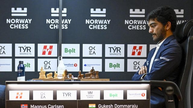 D Gukesh found his first win at the Norway Chess tournament in Stavanger as he won against Hikaru Nakamura. (AP)