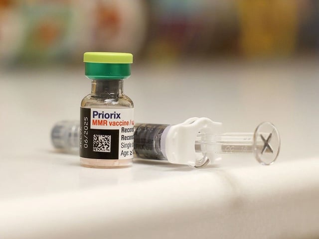 The measles vaccine at the Centretown Community Health Centre. Health officials say waning immunization is leading to the largest measles outbreak in years.