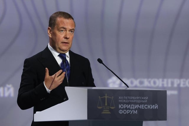 El vicepresidente del Consejo de Seguridad de Rusia y expresidente del país, Dimitri Medvedev