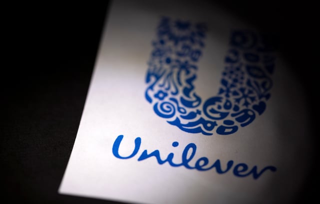 Unilever logo is displayed in this illustration taken on January 17, 2022. REUTERS/Dado Ruvic/Illustration/File Photo