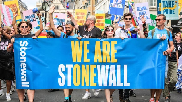 A Cabinet Office review found that funds were spent on organisations such as Stonewall