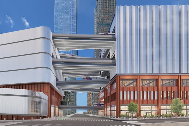 Port Authority officials say the new Midtown terminal will handle up to 1,000 buses an hour.