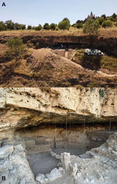 Researchers discovered the pebble in the San Lázaro rock shelter in Segovia, Spain.