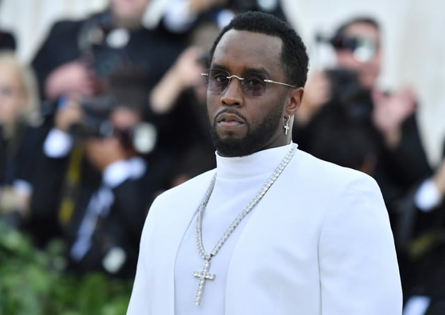 P. Diddy à son arrivée au Met Gala, à New York, aux Etats-Unis, le 7 mai 2018