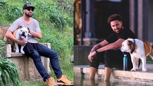 Klay Thompson's dog, Rocco, died at the age of 13.