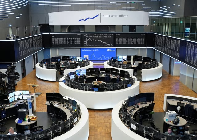 The German share price index DAX graph is pictured at the stock exchange in Frankfurt, Germany, May 29, 2025.   REUTERS/Wolfgang Rattay/File Photo