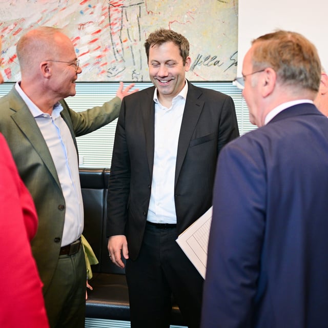 Sie sind die Gesichter der neuen SPD: Bärbel Bas, Matthias Miersch, Lars Klingbeil und Boris Pistorius.