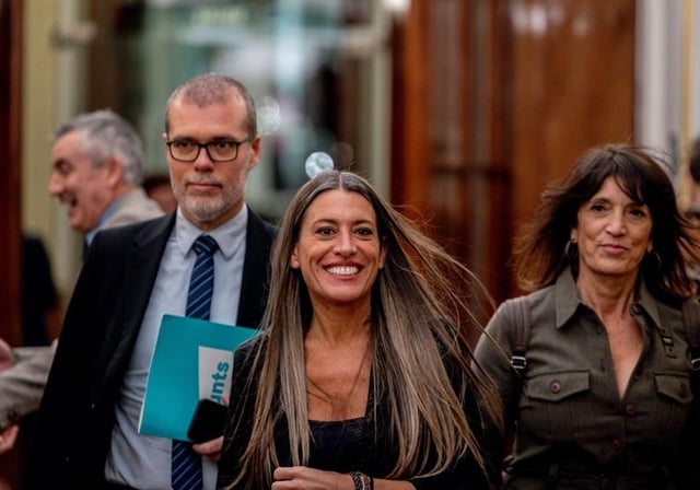 La portavoz de Junts en el Congreso, Miriam Nogueras.