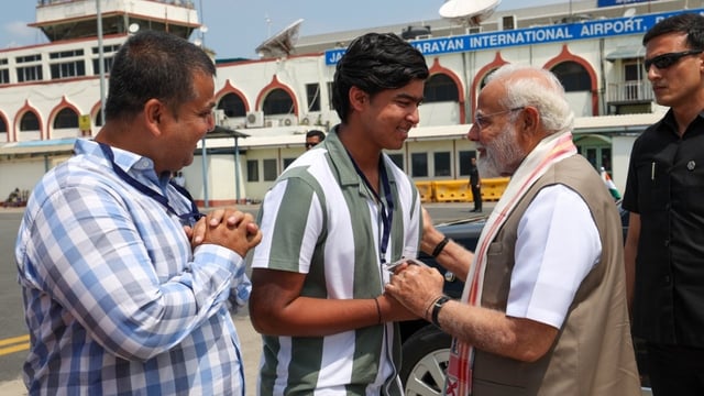 PM Modi meets IPL teen sensation Vaibhav Suryavanshi after record-breaking run