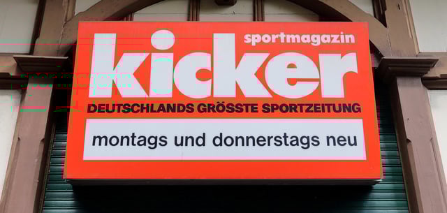 Das Magazin „Kicker“ ist unter Fußballfans eine Institution