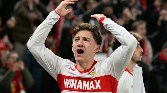 Angelo Stiller jubelte zuletzt über den Pokalsieg
