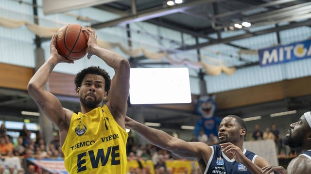 Norris Agbakoko im Oldenburger Trikot