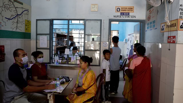 Women were forced to give birth under phone light in a government health centre in Uttar Pradesh