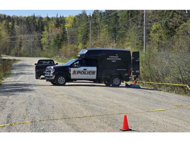 On Tuesday, Cape Breton Regional Police forensics unit and other officers were at the scene where Justin MacDonald's remains were found the night before. Justin's father Ken MacDonald said he found the remains and that police were working around the clock collecting evidence from the scene at Morley Road, which was closed until Thursday evening. CONTRIBUTED