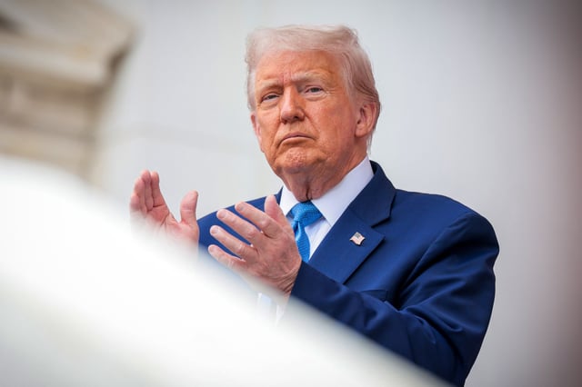 Donald Trump on May 26, 2025, in Arlington, Va.