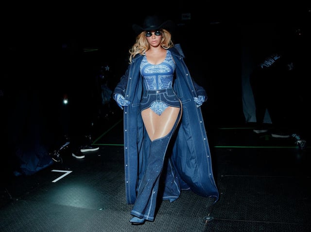 Beyoncé wears custom Telfar on night three of 'Cowboy Carter' tour in New York