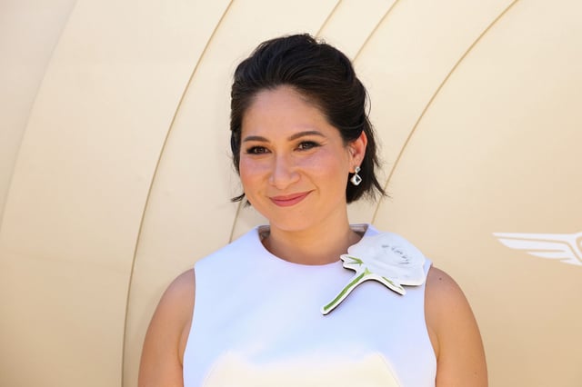Barbara Peng at the 2025 Gold Gala held at the Music Center on May 10, 2025, in Los Angeles.