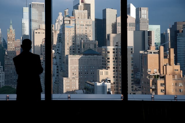FILE: Business Insider laid off about one fifth of its workforce Thursday, a sweeping round of cuts that affected every department and drew swift criticism.