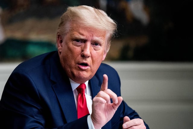 El expresidente de EEUU, Donald Trump