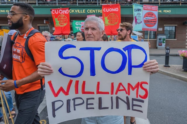 One of the pipeline projects was the subject of protests in 2019.