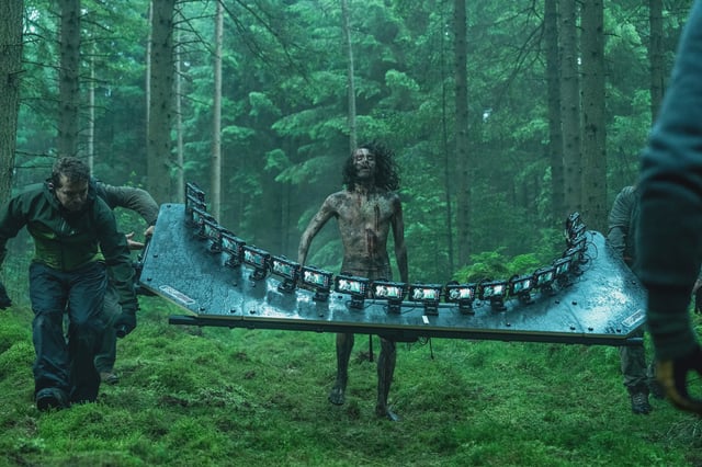 That's quite an iPhone camera rig tracking that infected dude.
