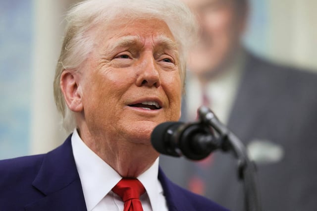 Donald Trump, le 28 mai 2025. 