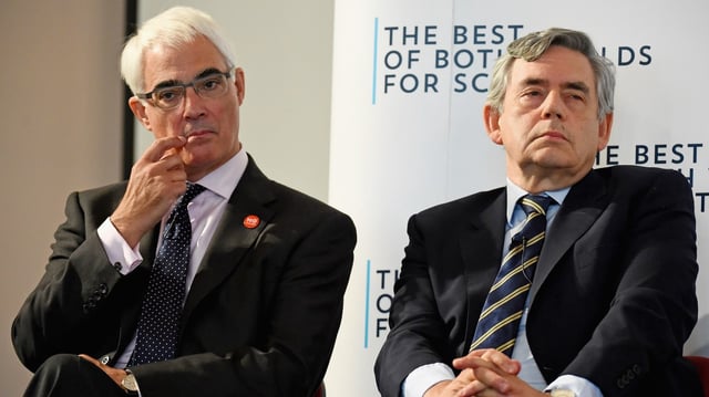 Alistair Darling and Gordon Brown took the decision to bail out Royal Bank of Scotland in 2008