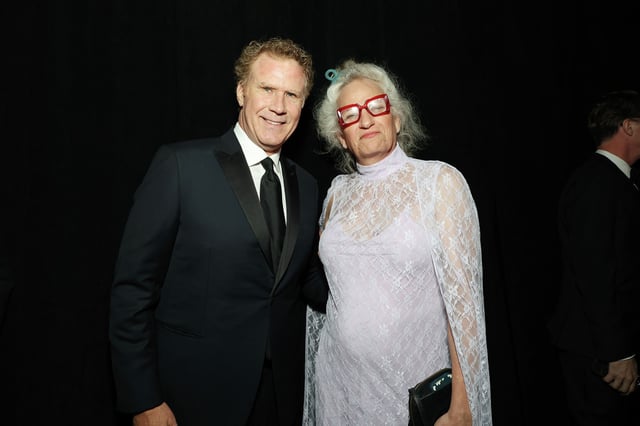Will Ferrell and Harper Steele on the red carpet of “SNL50” on Sunday, Feb. 16, 2025.