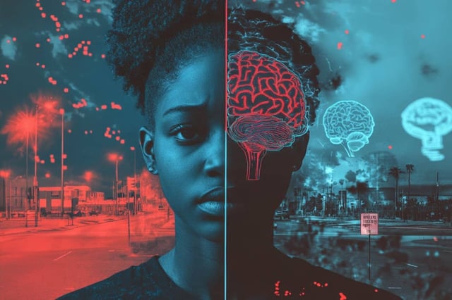 Furthermore, those who cited an experience involving police violence in had 52% higher odds of reporting one or more delusional or hallucinatory episode in the prior year. Credit: Neuroscience News