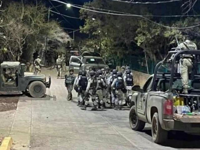 Mexican Army forces in MIchoacan. Credit: SEDENA