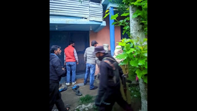 Counter-Intelligence Kashmir (CIK) unit during a raid at various districts in Jammu and Kashmir. (PTI)