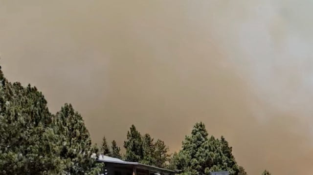 Henderson wildfire is burning in California. 