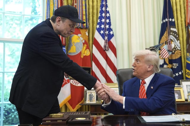 El magnate tecnológico Elon Musk se despide de su rol como asesor especial del presidente estadounidense Donald Trump.