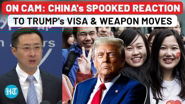ON CAM: CHINA's SPOOKED REACTION TO TRUMP's VISA & WEAPON MOVES