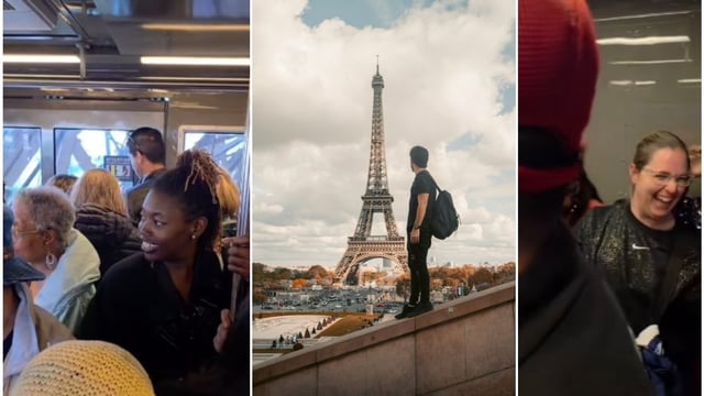 Indian tourists sing Aaja Sanam Madhur Chandni Mein at Eiffel Tower in viral video
