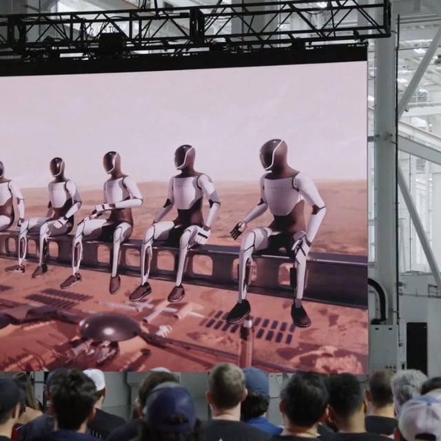 SpaceX founder Elon Musk delivers an update on the company's plans to go to Mars at Starbase in Texas. The talk was recorded and posted to X, a social platform also owned by Musk, on May 29, 2025.