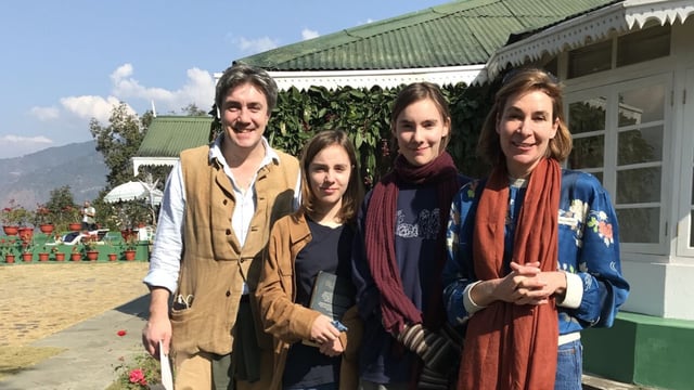 IMM CEO Jasper Reid with his family members.