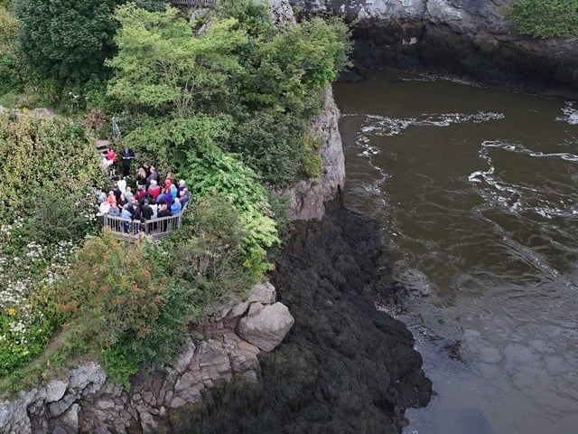 The last walk of 2024, which was a moonlight walk, and it took advantage of the viewing platform at Reversing Falls, which will be a focal point in next Tuesday's walk, but with an entirely different folklore and local lore selection of stories. Every walk is different, though sites used are often repeated.