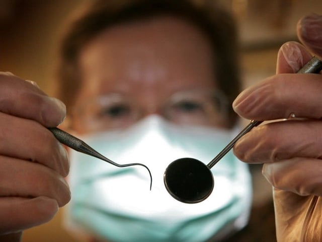 File photo of a dentist.